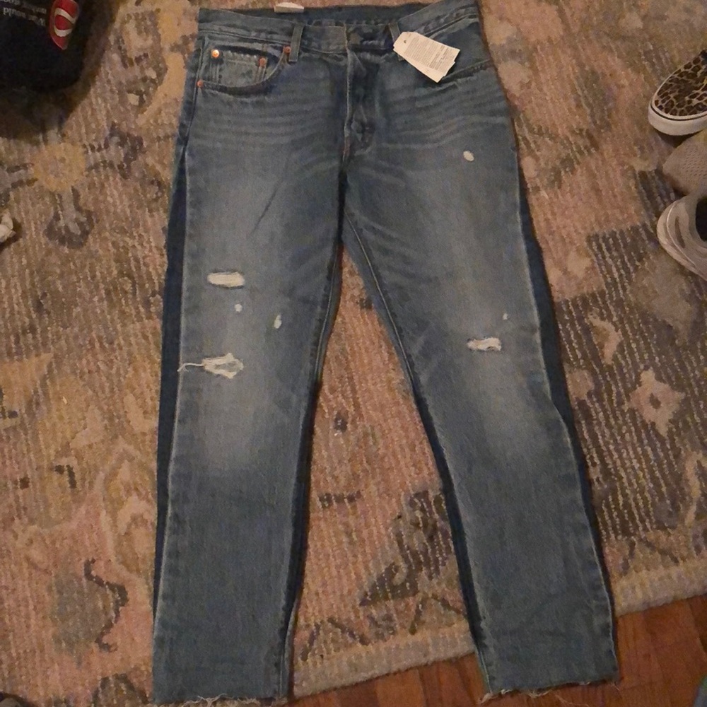 NWT Levi’s high rise straight crop jeans